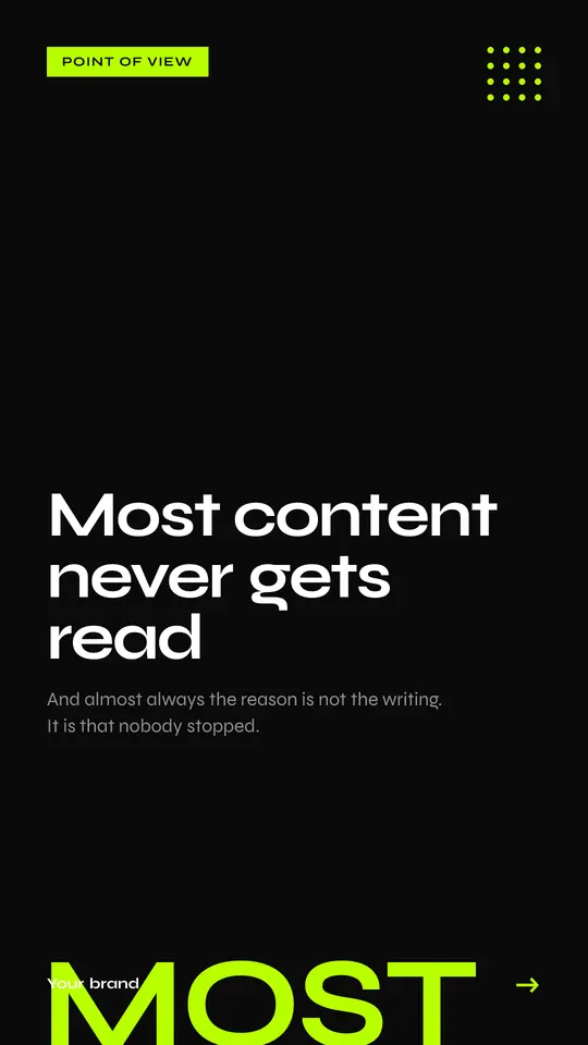 Jolt — story A