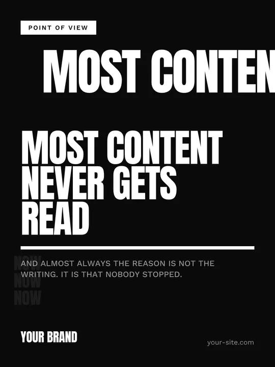 Slide 1 of the Manifesto style