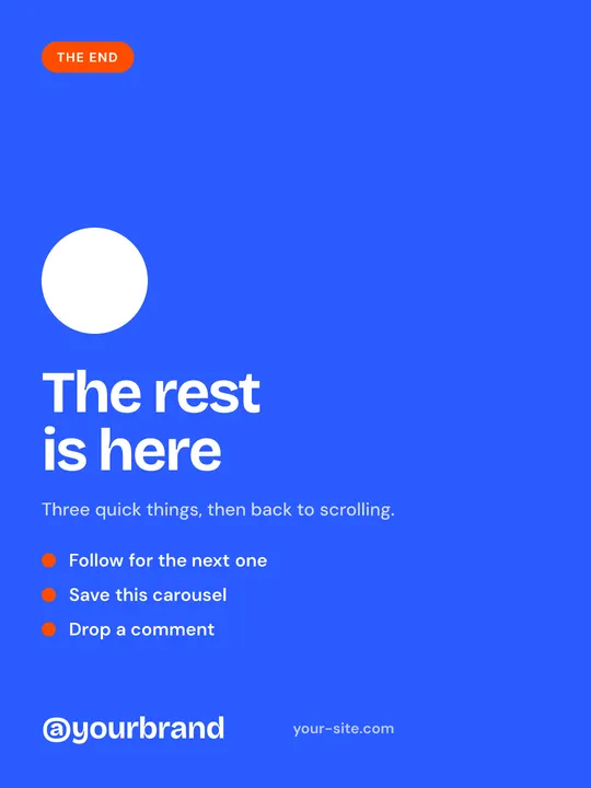 Timbro — Closing slide