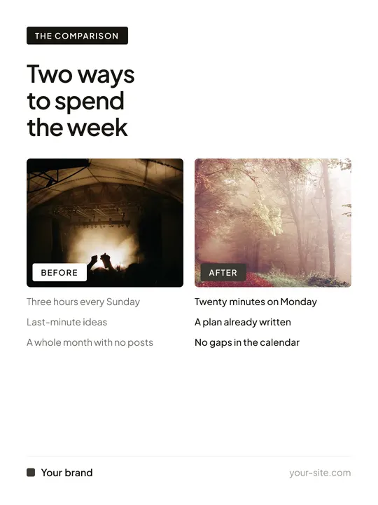 Vetrina — Comparison